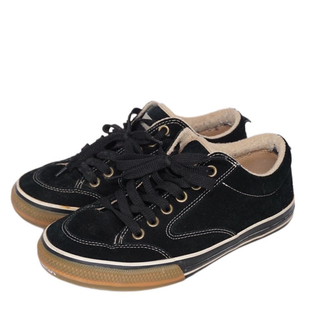 Converse All Star Black Suede Sneakers, Size 9